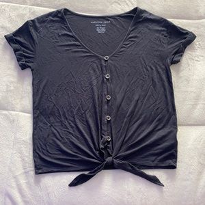 v neck button up shirt. SO SOFT